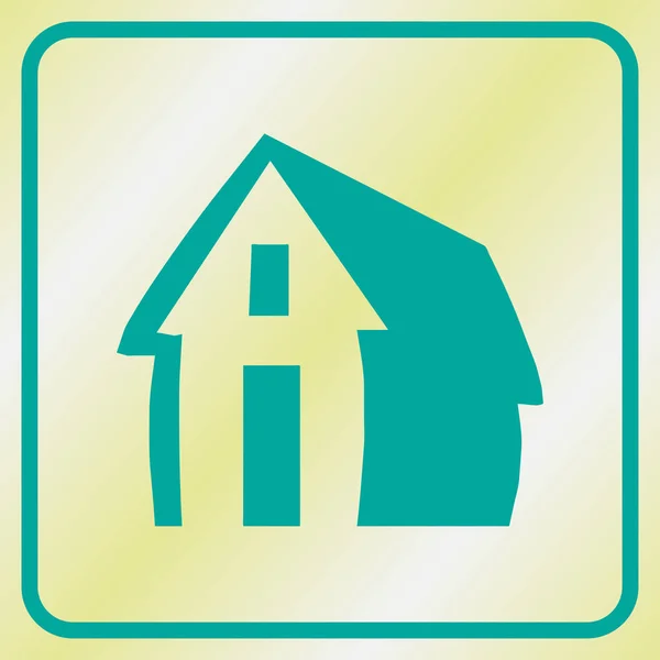 Icono del hogar. estilo de diseño web — Archivo Imágenes Vectoriales
