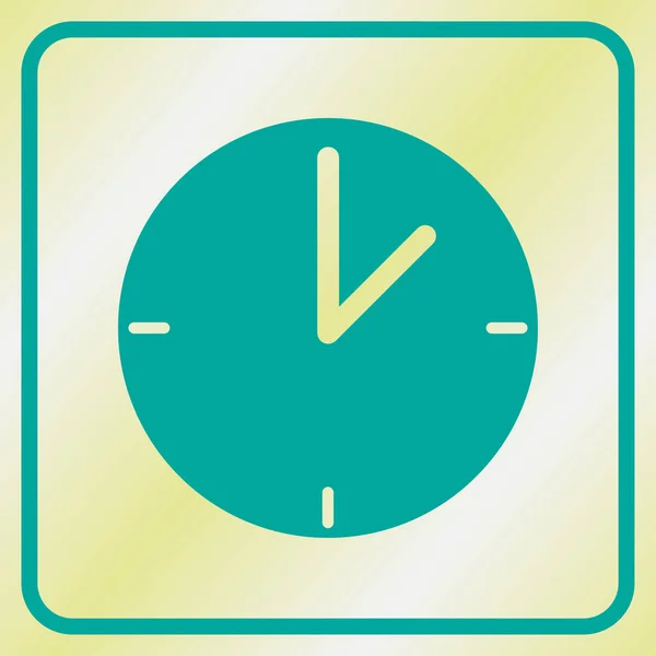 Clock icon design. Office clock icon. — Stock Vector
