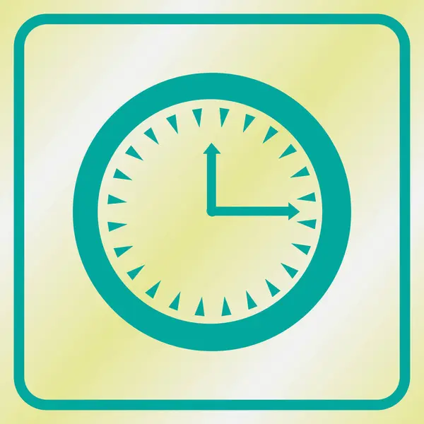 Clock icon design. Office clock icon. — Stock Vector