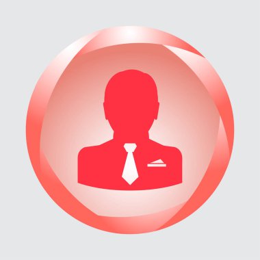 man simgesi vektör illüstrasyonu