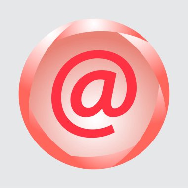 E-posta simgesi düz stil vektör. Vektör çizim, Eps10.