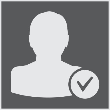 man simgesi vektör illüstrasyonu