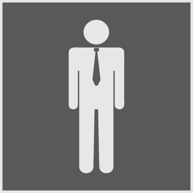 man simgesi vektör illüstrasyonu