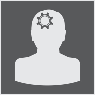 man simgesi vektör illüstrasyonu