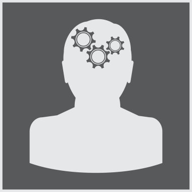 man simgesi vektör illüstrasyonu