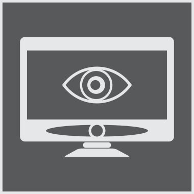 Bir koyu arka plan vignette düz izlemek. Eps10