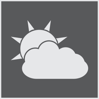 Bulut vektör web simgesi