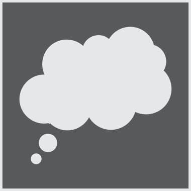 Bulut vektör web simgesi