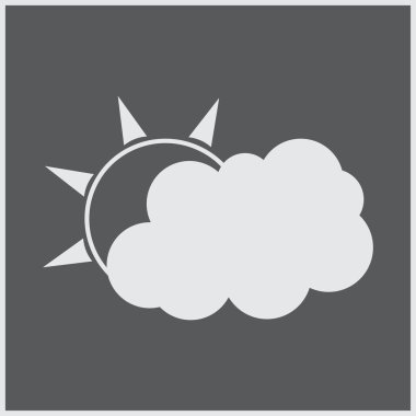 Bulut vektör web simgesi