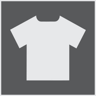 T-shirt web simge vektör.