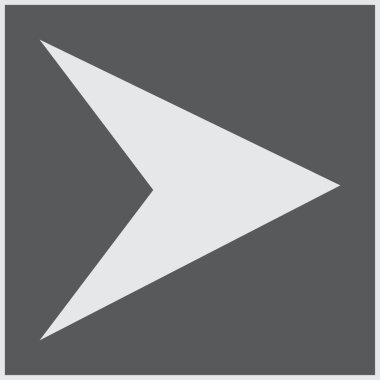 Trendy düz stil vektör çizim, Eps10 ok simgesini.