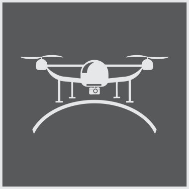 Fotoğraf ve video dron simgesi