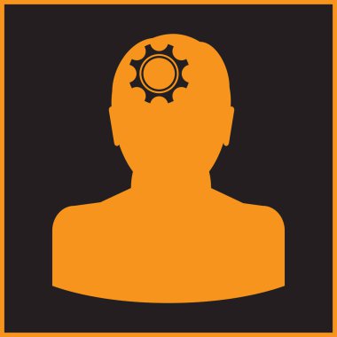 man simgesi vektör illüstrasyonu