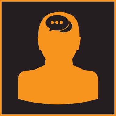 man simgesi vektör illüstrasyonu