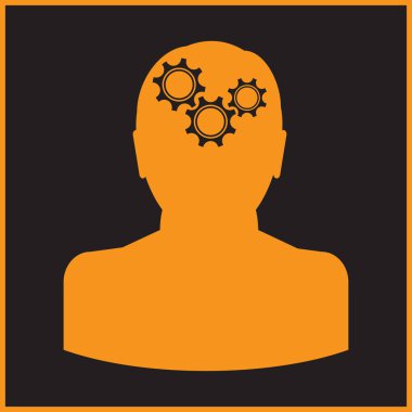 man simgesi vektör illüstrasyonu