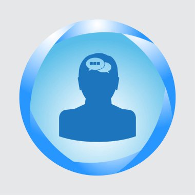 man simgesi vektör illüstrasyonu