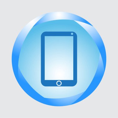 mükemmel detaylı modern akıllı telefon yalıtım vektör