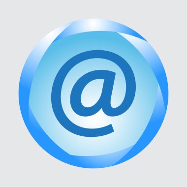 E-posta simgesi düz stil vektör. Vektör çizim, Eps10.