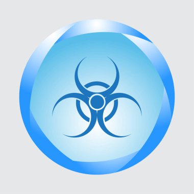 Vektör biyo tehlike simgesi