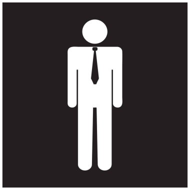 man simgesi vektör illüstrasyonu