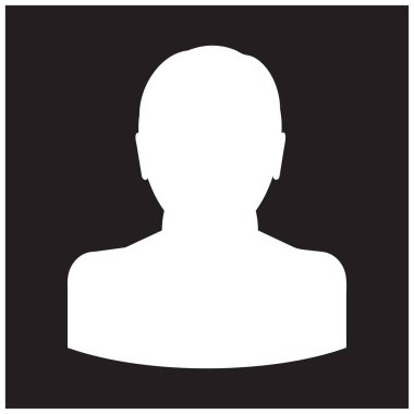 man simgesi vektör illüstrasyonu