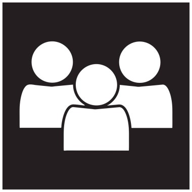 man simgesi vektör illüstrasyonu