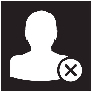 man simgesi vektör illüstrasyonu