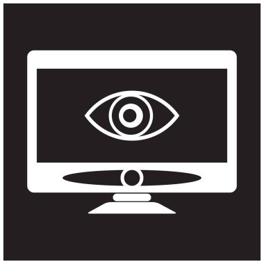 Bir koyu arka plan vignette düz izlemek. Eps10