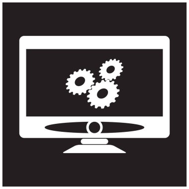 Bir koyu arka plan vignette düz izlemek. Eps10