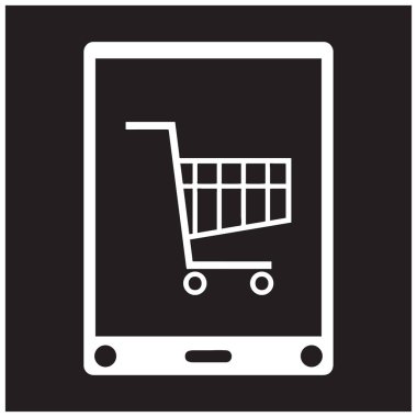 izole boş bir ekran ile akıllı telefon