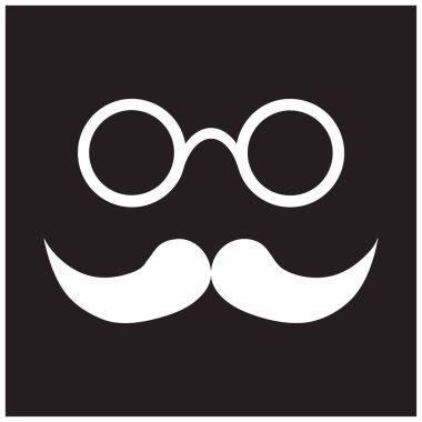 Gözlük web simgesini eps 10