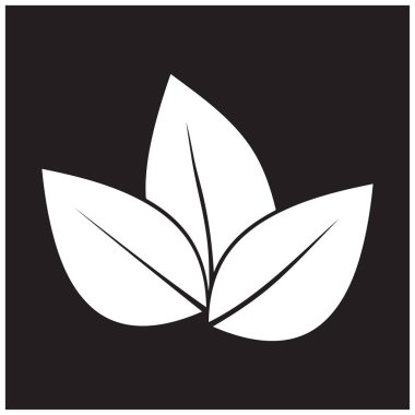 Düz yapraklı simgeler. Vektör illüstrasyonu.