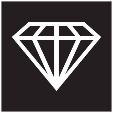 Elmas web simge vektör.