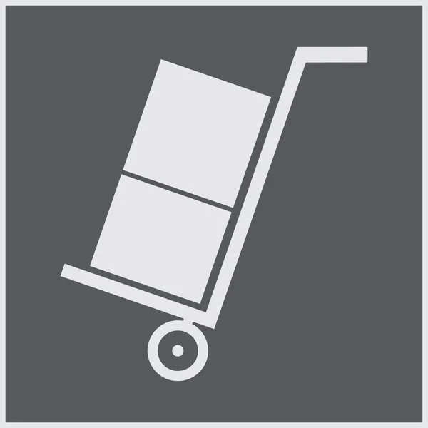 Bagage web vector pictogram — Stockvector
