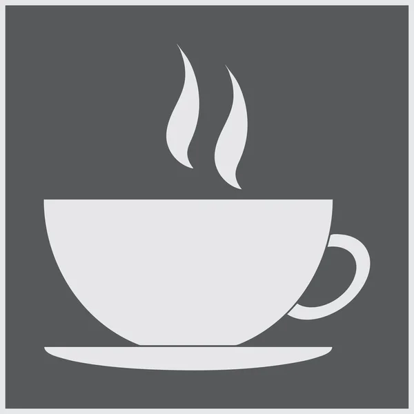 Ilustracja szkic wektorowy - filiżanka kawy — Wektor stockowy