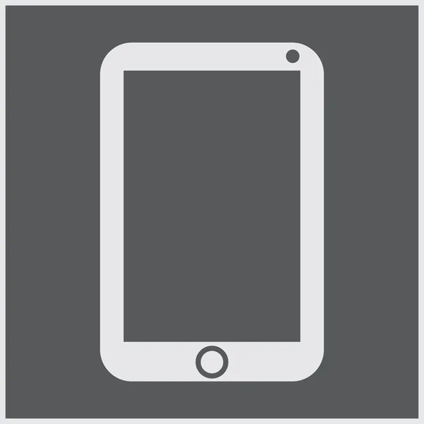 Smart Phone with Blank Screen Isolated — стоковый вектор