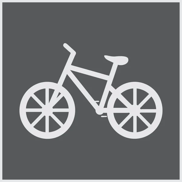 Fiets pictogram vector illustratie — Stockvector