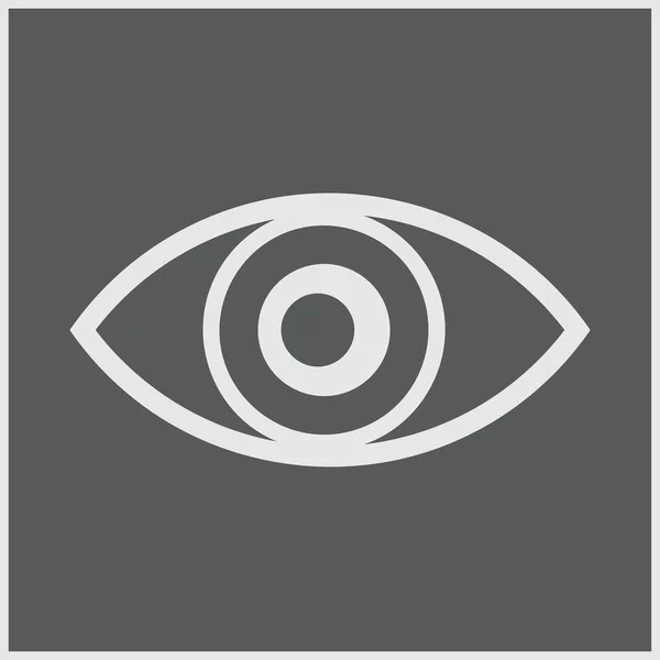 Illustrazione vettoriale dell'icona dell'occhio — Vettoriale Stock
