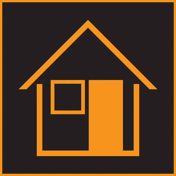 Home-Symbol. Webdesign — Stockvektor