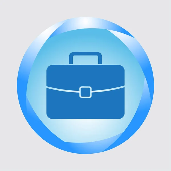 Bagage vektor web icon — Stock vektor