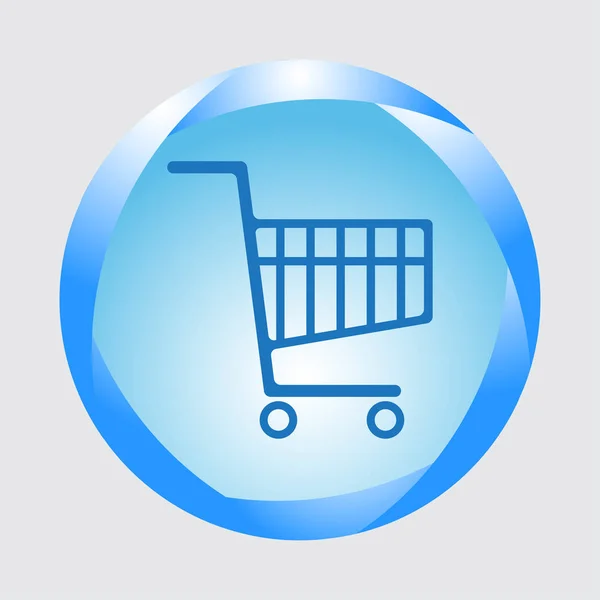 Vector Icono del carrito de compras — Vector de stock