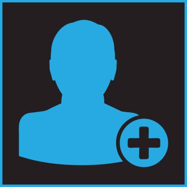 man simgesi vektör illüstrasyonu