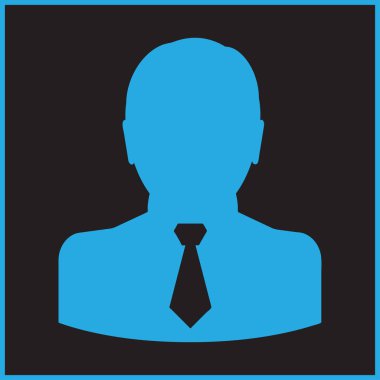 man simgesi vektör illüstrasyonu