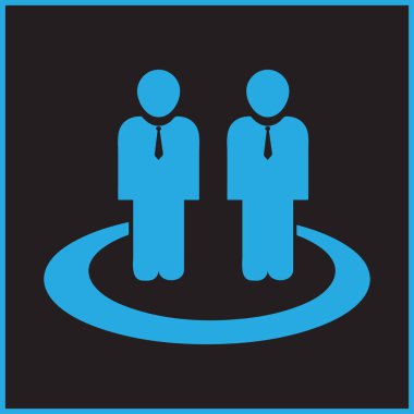 man simgesi vektör illüstrasyonu