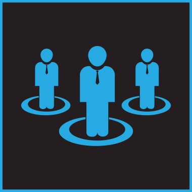 man simgesi vektör illüstrasyonu