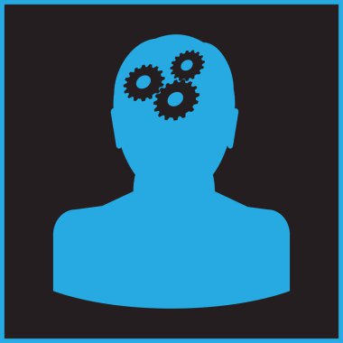 man simgesi vektör illüstrasyonu