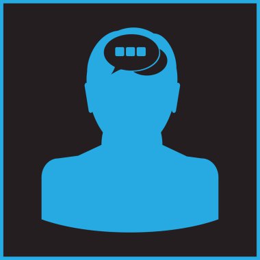 man simgesi vektör illüstrasyonu