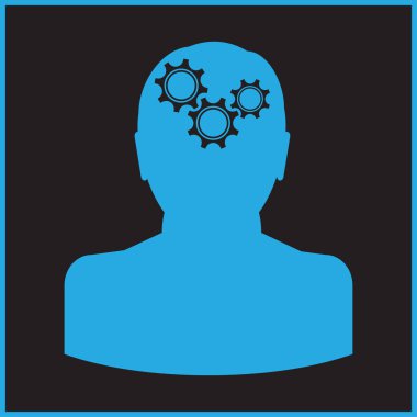 man simgesi vektör illüstrasyonu