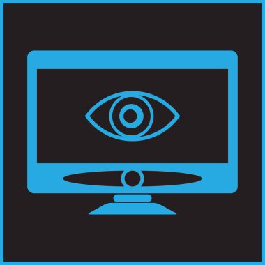 Bir koyu arka plan vignette düz izlemek. Eps10