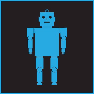 Robot web simge vektör